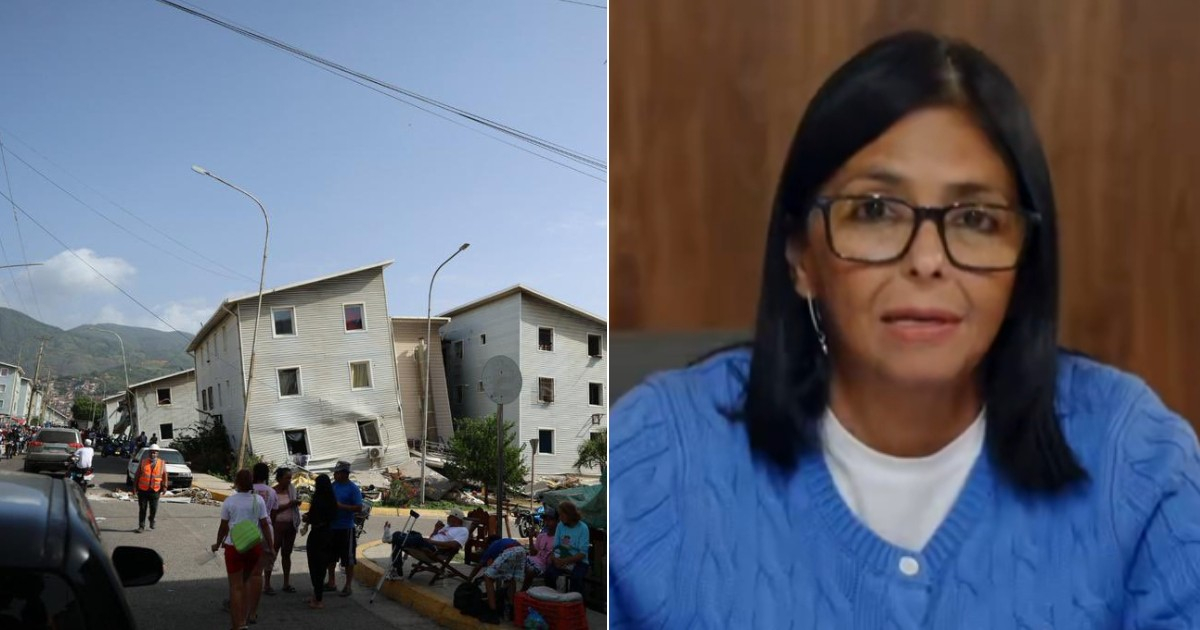 Delcy Rodríguez Commits to New Housing for Earthquake Victims by Year's End