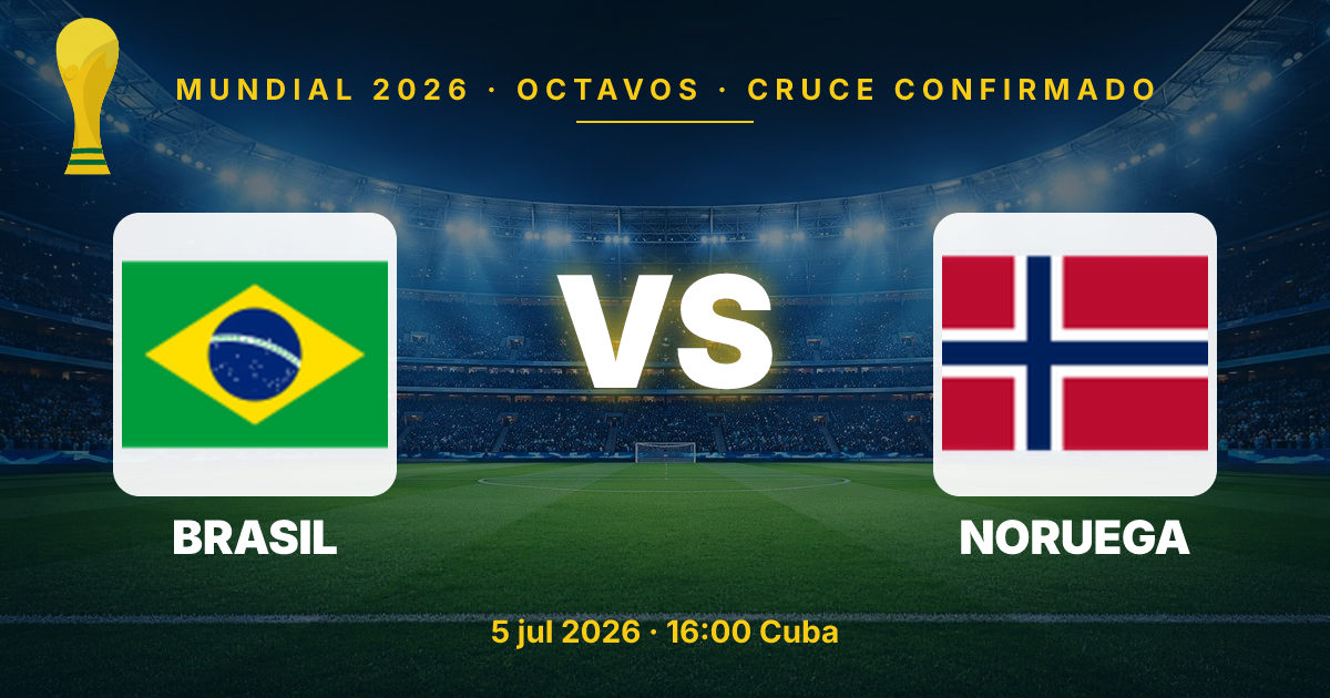 Confirmed Showdown: Brazil Faces Off Against Norway in 2026 World Cup Round of 16