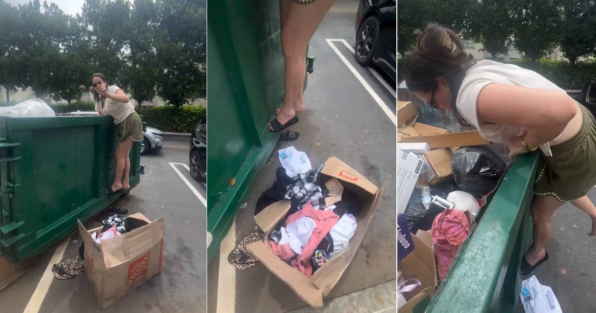 Cuban Woman in Miami Collects Discarded Clothing to Send to Cuba: "It Solves a Problem for Anyone"