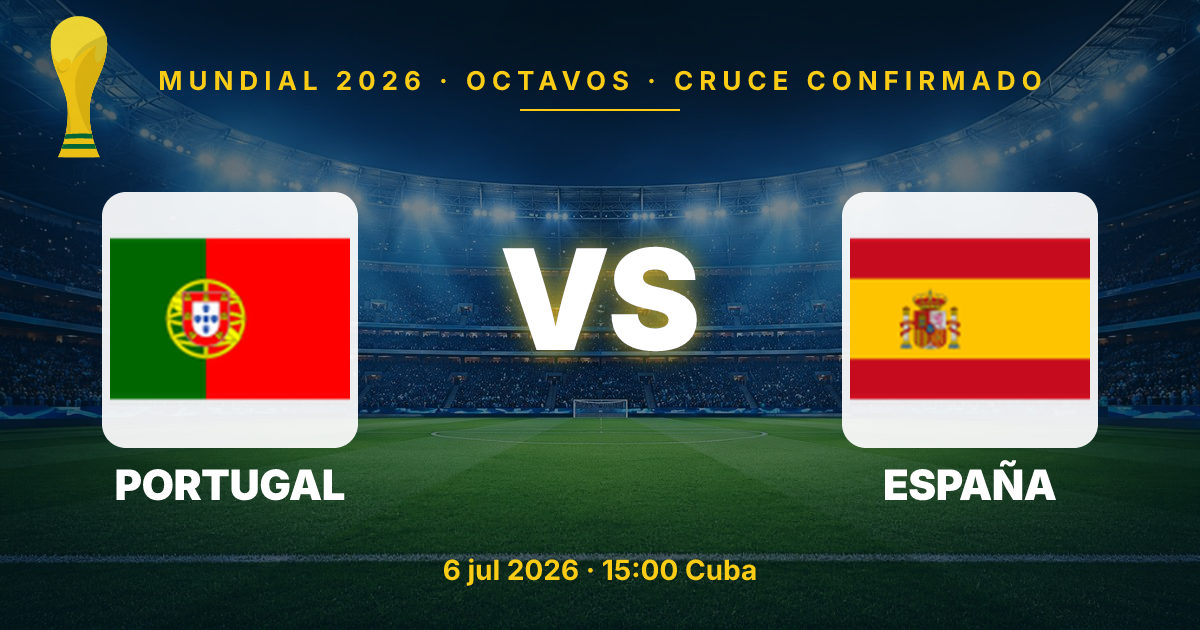 Portugal Set to Face Spain in 2026 World Cup Round of 16