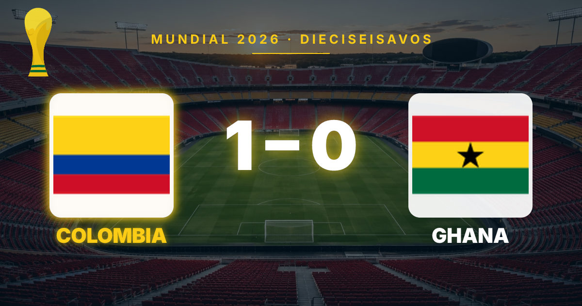 Colombia Triumphs Over Ghana 1-0 to Secure Spot in 2026 World Cup Round of 16