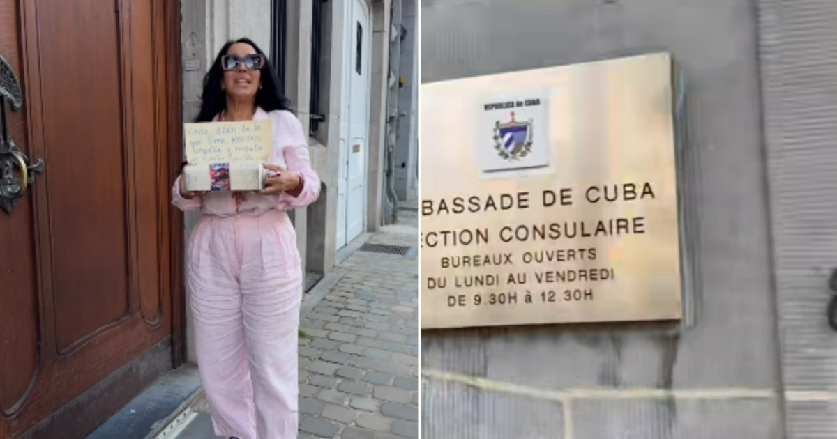 Cuban Activists Return Eggs Thrown at Them to Consulate in Brussels