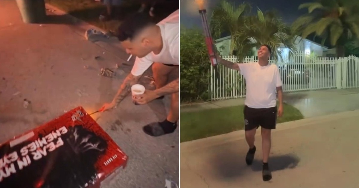 Dany Ome Embraces His Cuban-American Heritage During July 4th Festivities
