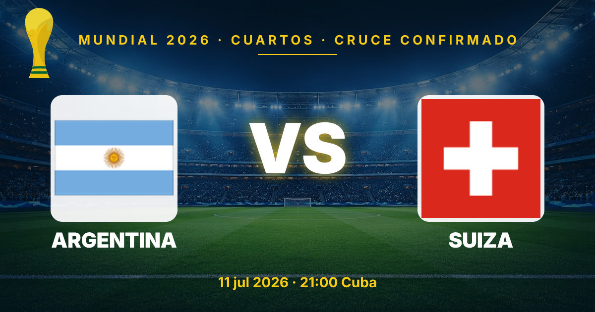 Argentina Faces Switzerland in World Cup 2026 Quarterfinals Showdown