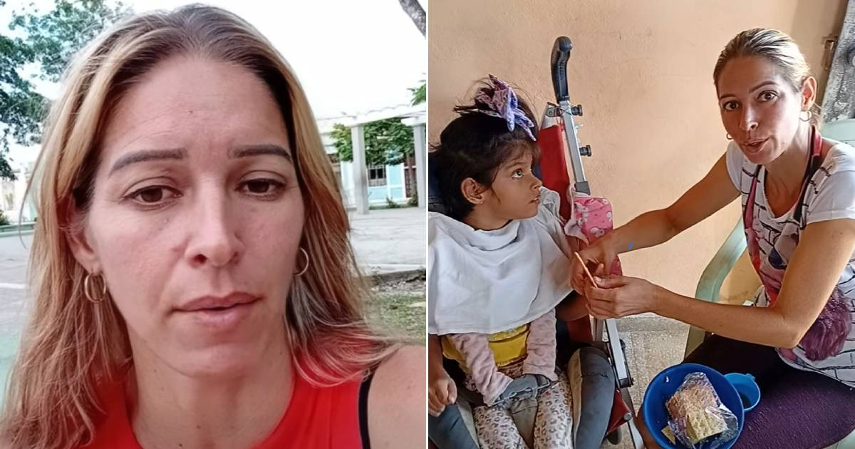 Mother Pleads for Help to Leave Cuba with Her Daughter Suffering from Cerebral Palsy: "We Can't Take It Anymore"