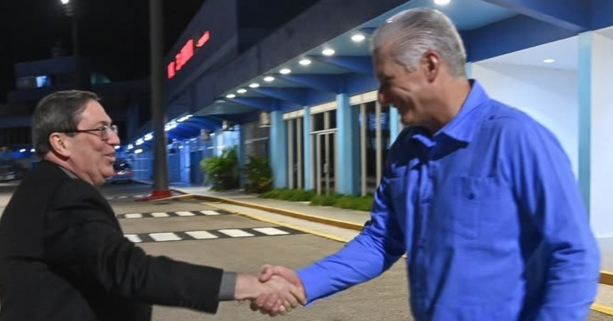 Díaz-Canel Boasts About UN Support Upon Bruno Rodríguez's Return