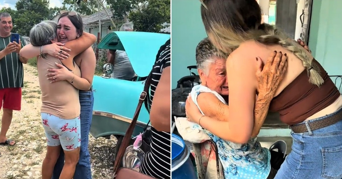 Reuniting After Years: Cuban Woman's Emotional Return to Family Sparks Tears