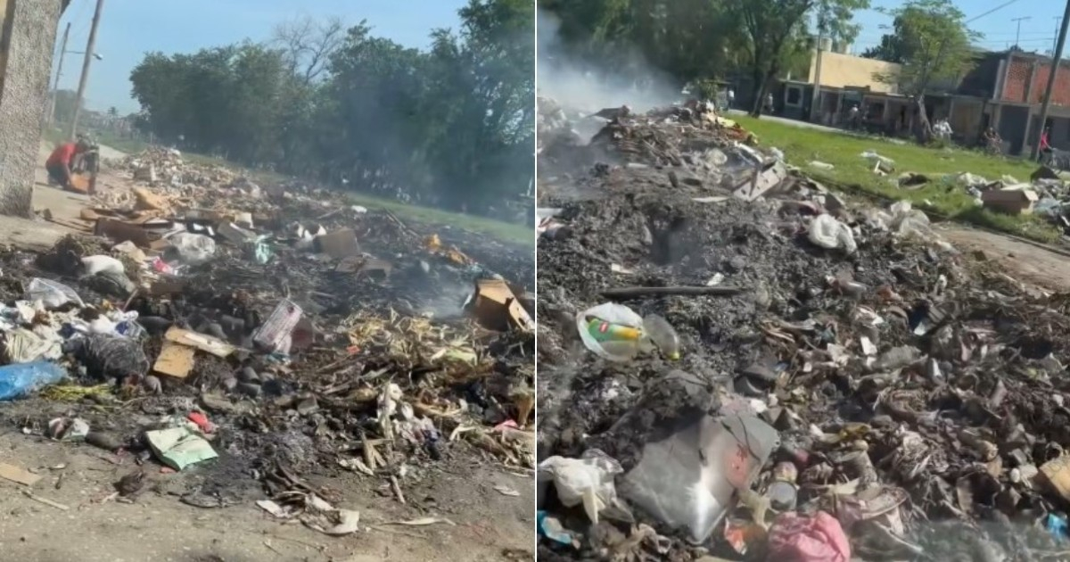 Blocked by Garbage: Bayamo Street Faces Complete Closure
