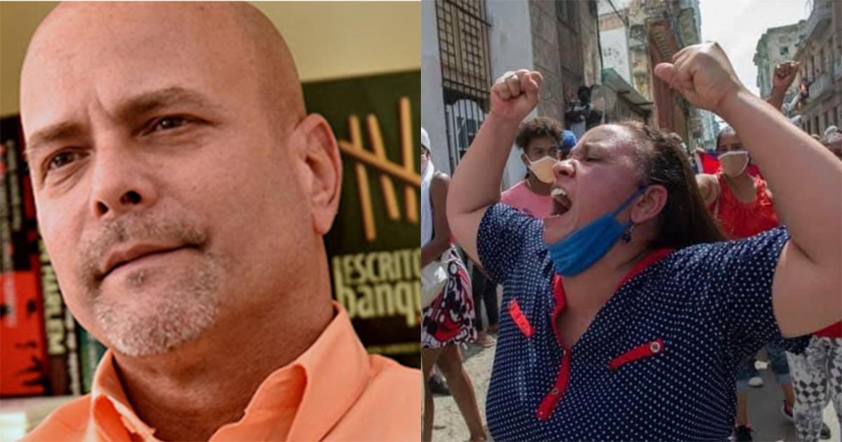 Gerardo Hernández Attempts to Mock July 11 Protests with Sister's Photo