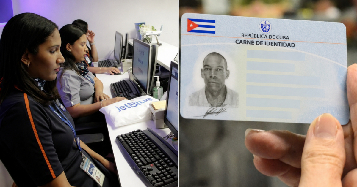Agentes del MININT y carnet de identidad de Cuba © tribuna.cu - Granma / Anabel Díaz Mena