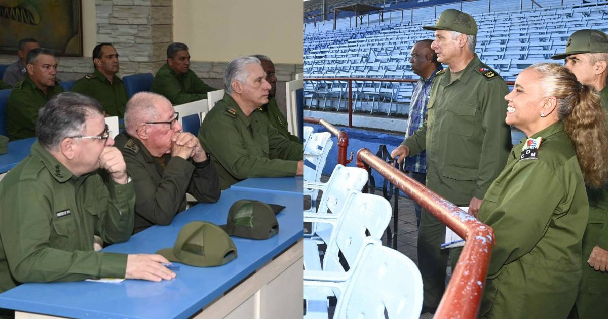 Díaz-Canel Reviews Defense Strategies in Havana's Cerro District