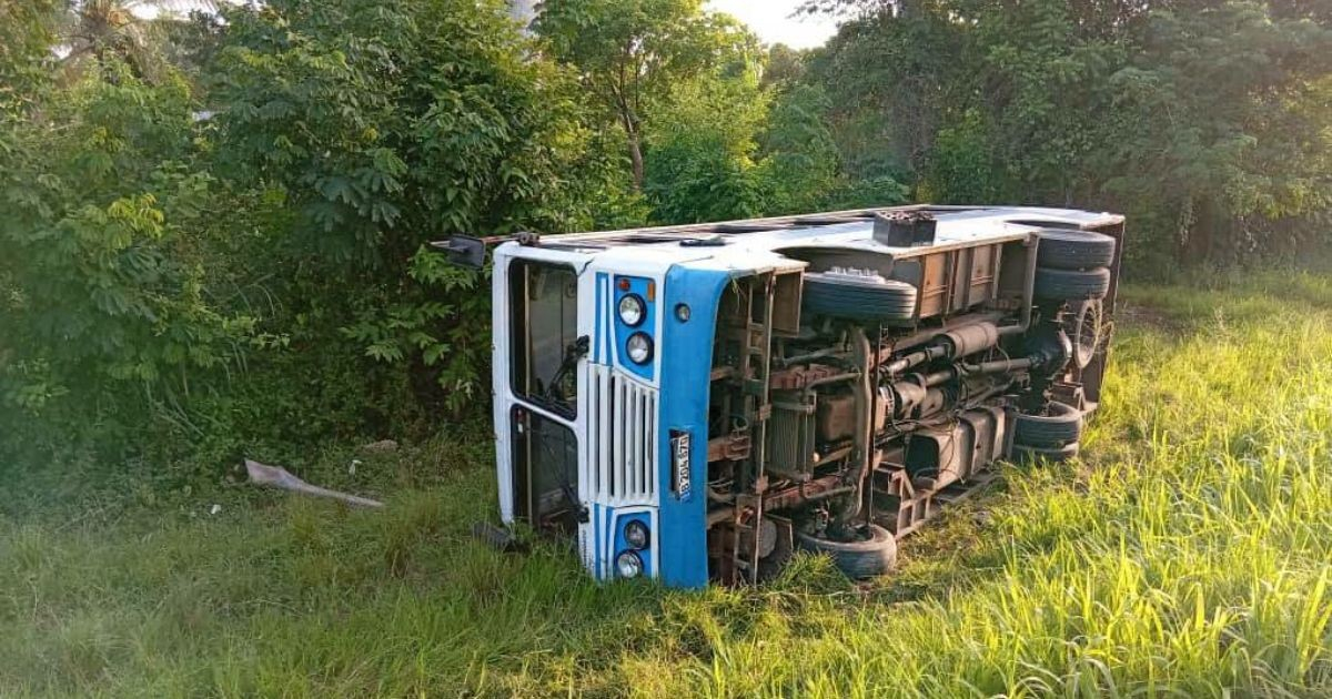 Accidente de tránsito en Ciego de Ávila © FB/Periódico Invasor