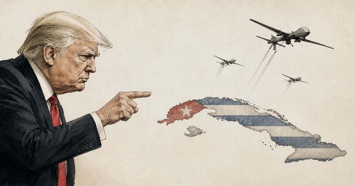 Trump Vows Swift Action on Possible Iranian Drones in Cuba
