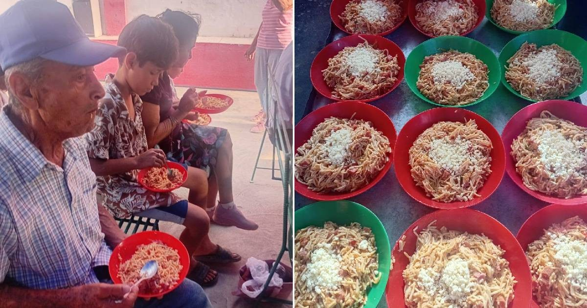 Comida para necesitados en Cuba © Facebook/Apostol Mayim Jorge