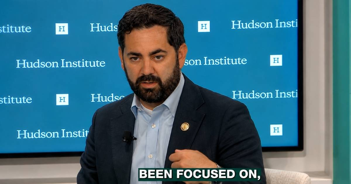 Mike Lawler, congresista republicano. © Captura de Video/X/ Hudson Institute