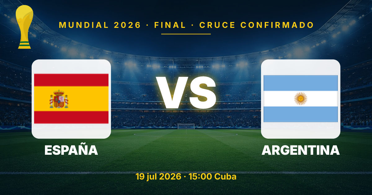 Historic Showdown Set: Spain to Face Argentina in 2026 World Cup Final on Sunday