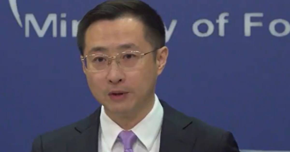 Lin Jian, portavoz del Ministerio de Relaciones Exteriores chino. © Captura de Video/X/China Daily