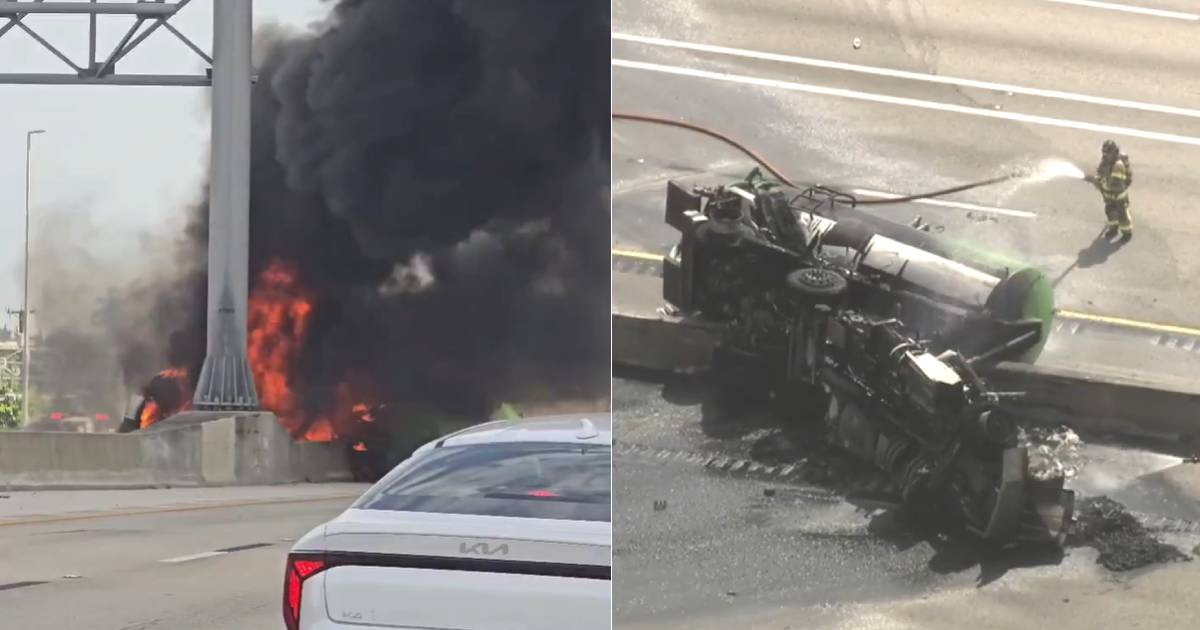 Tanker Truck Blaze on Miami-Dade Turnpike Claims Driver's Life