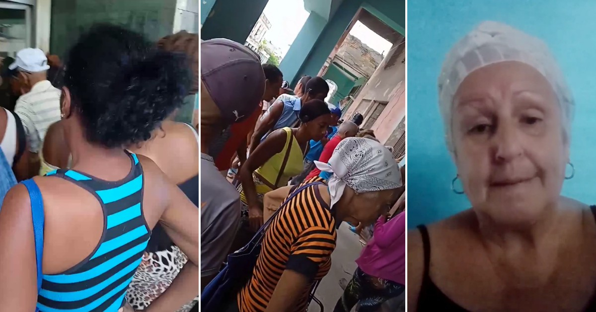 Cuban Woman Criticizes Bank Chaos and Disorder After Lengthy Wait