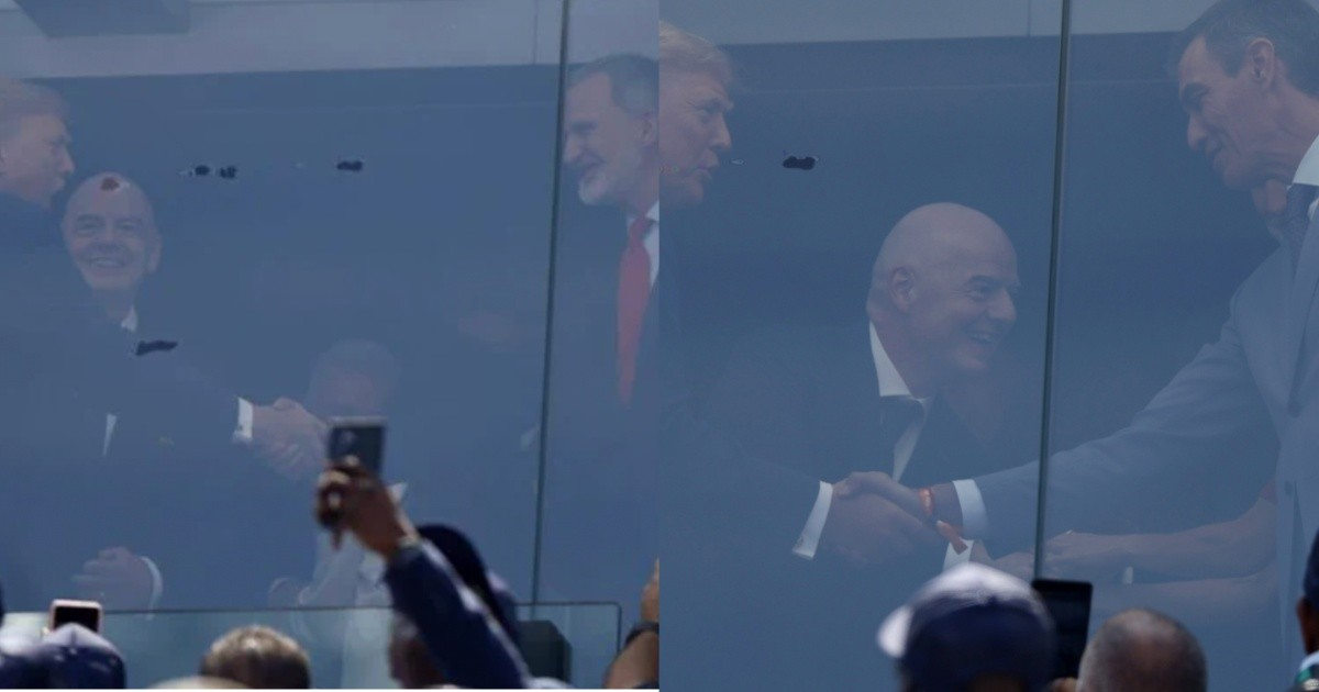 El presidente Trump saluda a los reyes de España y al jefe de gobierno Pedro Sánchez © Captura de redes sociales