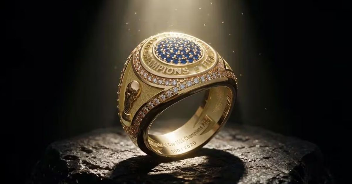 Anillo que entregará la FIFA por primera vez en la historia de los mundiales © FIFA
