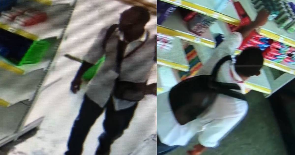 Shoplifter Caught on Camera Stealing Deodorant in Havana Store Makes Bold Return