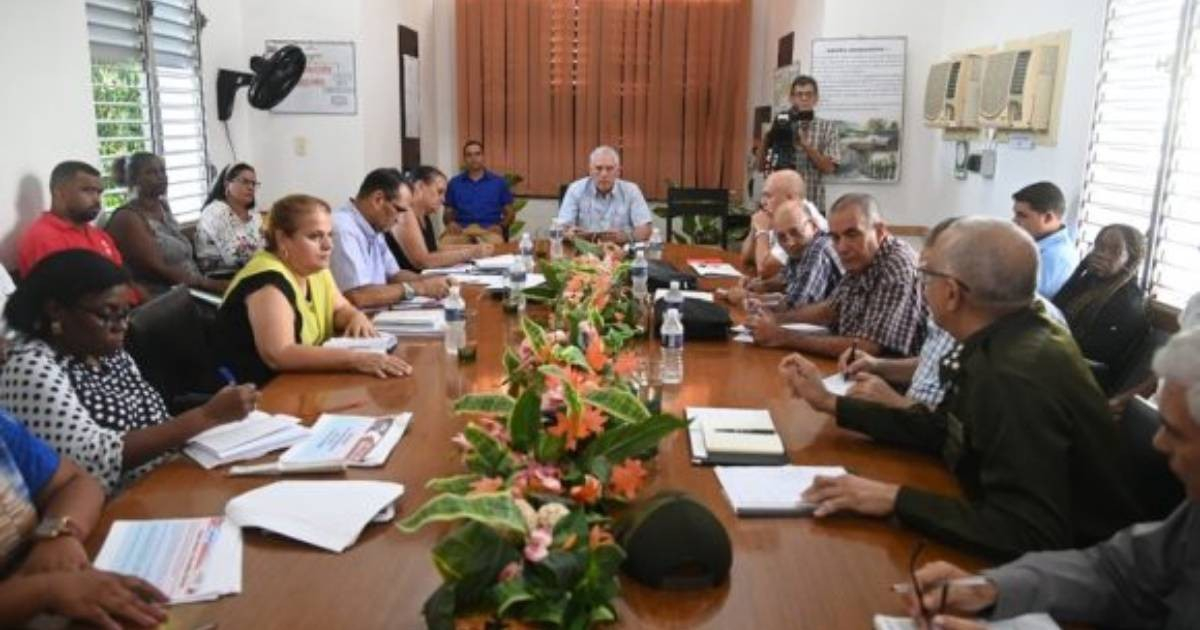 Miguel Díaz-Canel en 10 de Octubre. © Presidencia Cuba