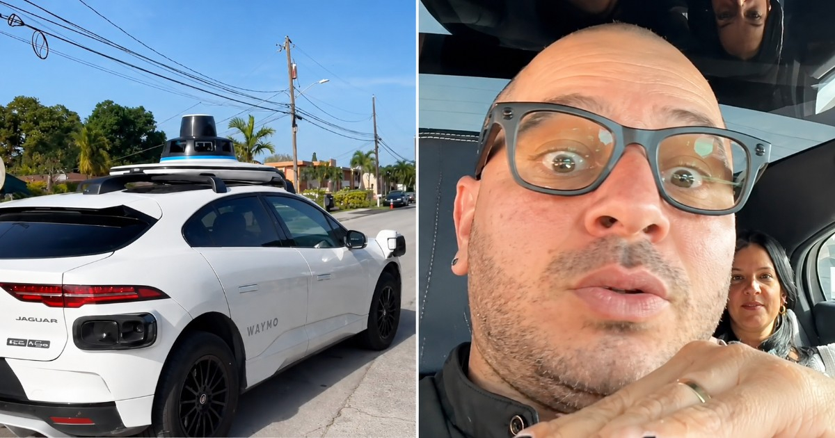 Cubans Experience Driverless Taxi in Miami for the First Time: "You Went All Crazy!"