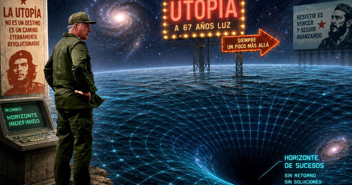 From Galeano's Horizon to the Event Horizon: Dr. Miguel Díaz-Canel's Revolutionary Physics