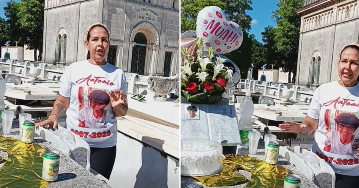 Cuban Mother Demands Justice at Son's Grave: "Those Responsible for His Safety Took His Life"