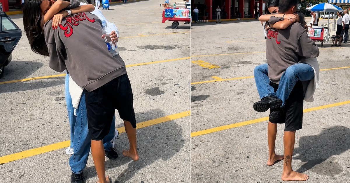 Barefoot and Filled with Love: Brother's Heartwarming Airport Reunion in Cuba