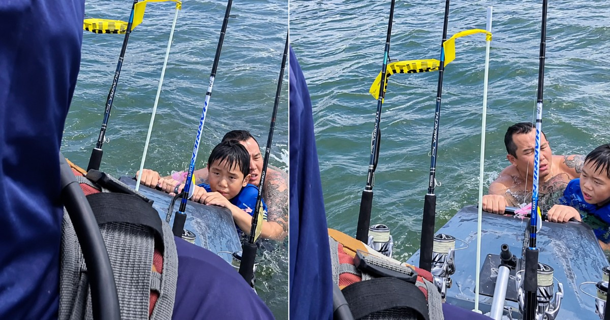 Dramatic Sea Rescue by Cuban Fisherman of Father and Two Children Captured on Video