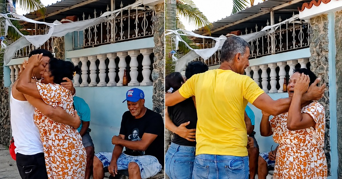 Young Man's Emotional Return to Cuba: A Heart-Wrenching Reunion with His Mother