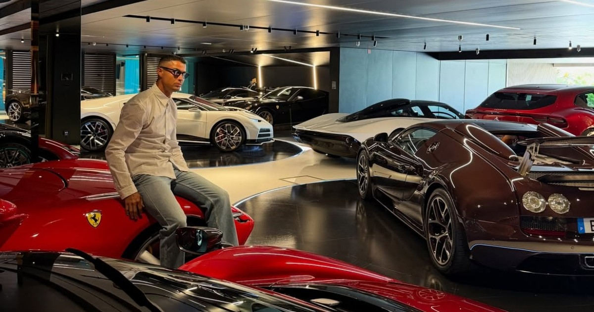 Cristiano Ronaldo Stuns Fans with His Extravagant Car Collection: "My Toys"