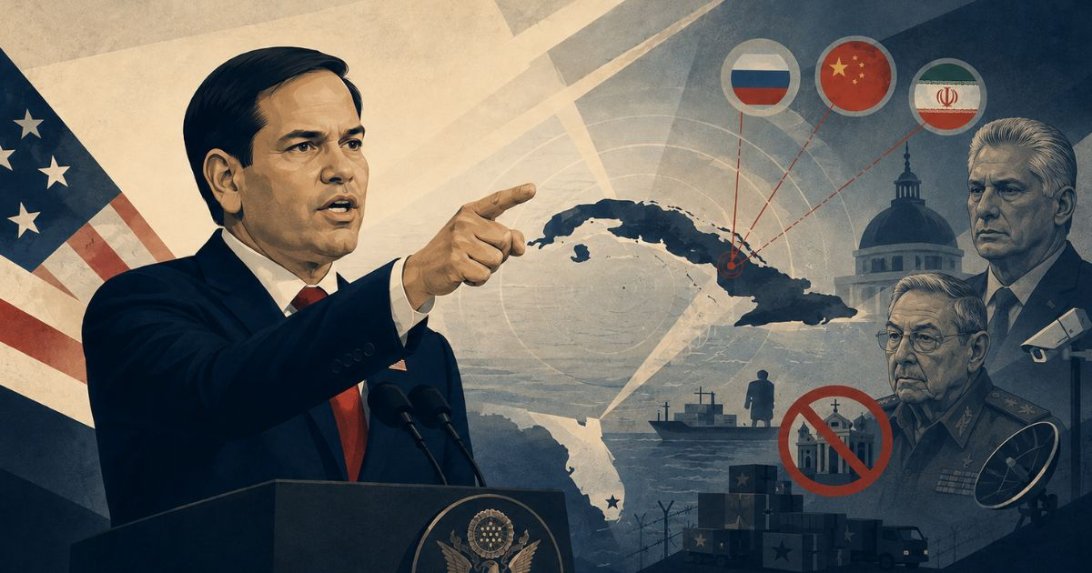 Marco Rubio Issues Firm Warning to Cuban Regime: "We Will Not Tolerate This"
