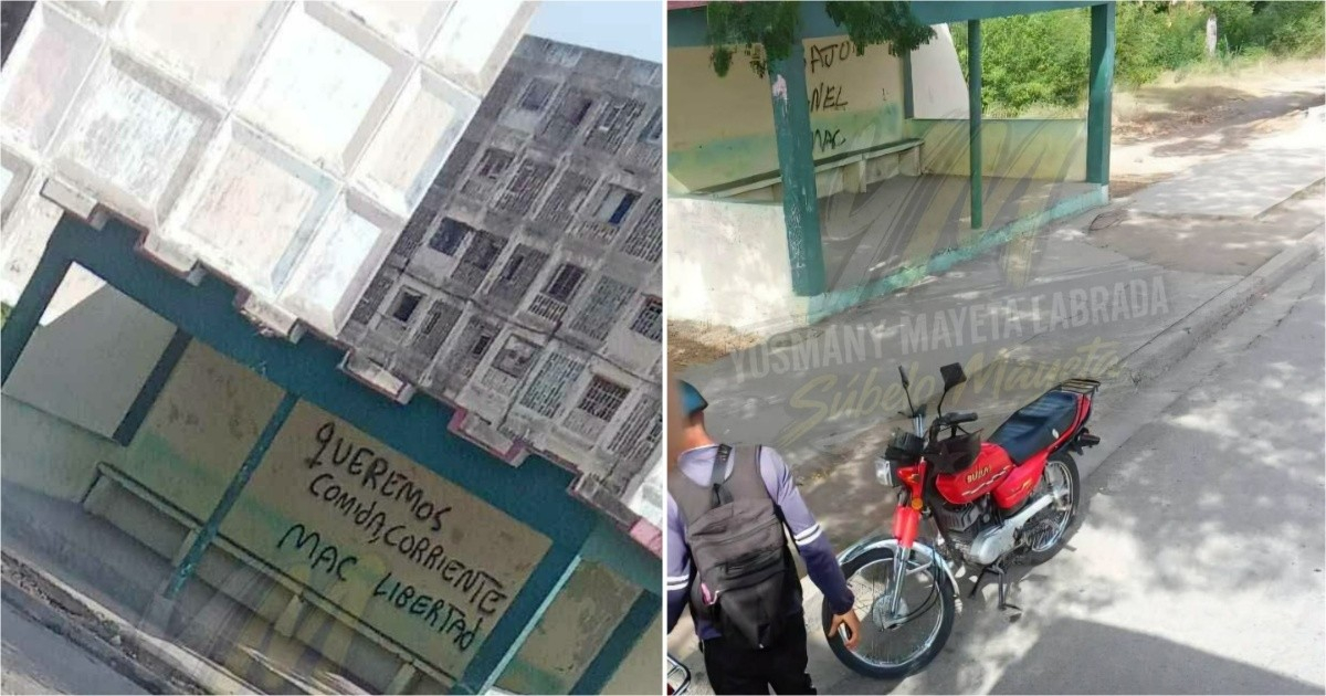 Cárteles contra el régimen en Santiago de Cuba © Facebook / Yosmany Mayeta Labrada