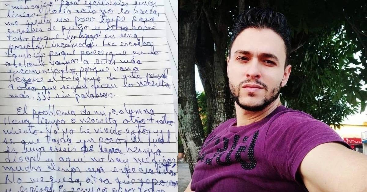 Political Prisoner from July 11 Protests Reports Lack of Medical Care in Cuban Jail: "All I Can Do Is Rest and Wait"