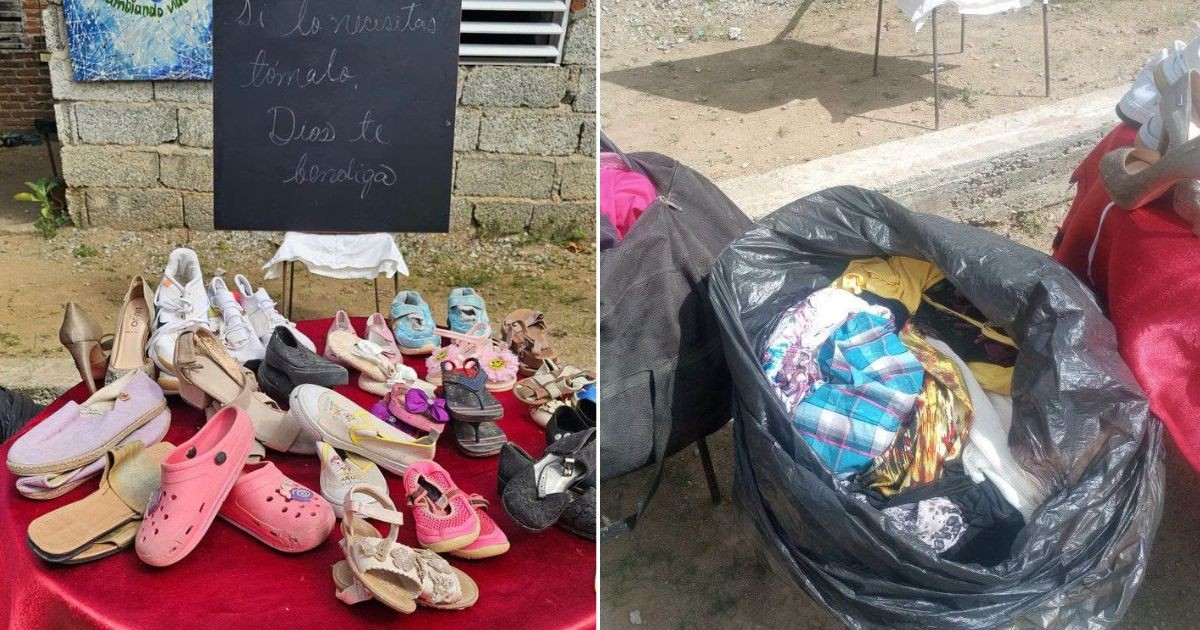 Free Clothing and Shoes Initiative Launches in Las Tunas: "Take What You Need"