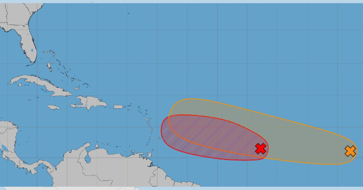Twin Threats in the Atlantic: Two Weather Systems Gain Strength Heading Toward the Caribbean