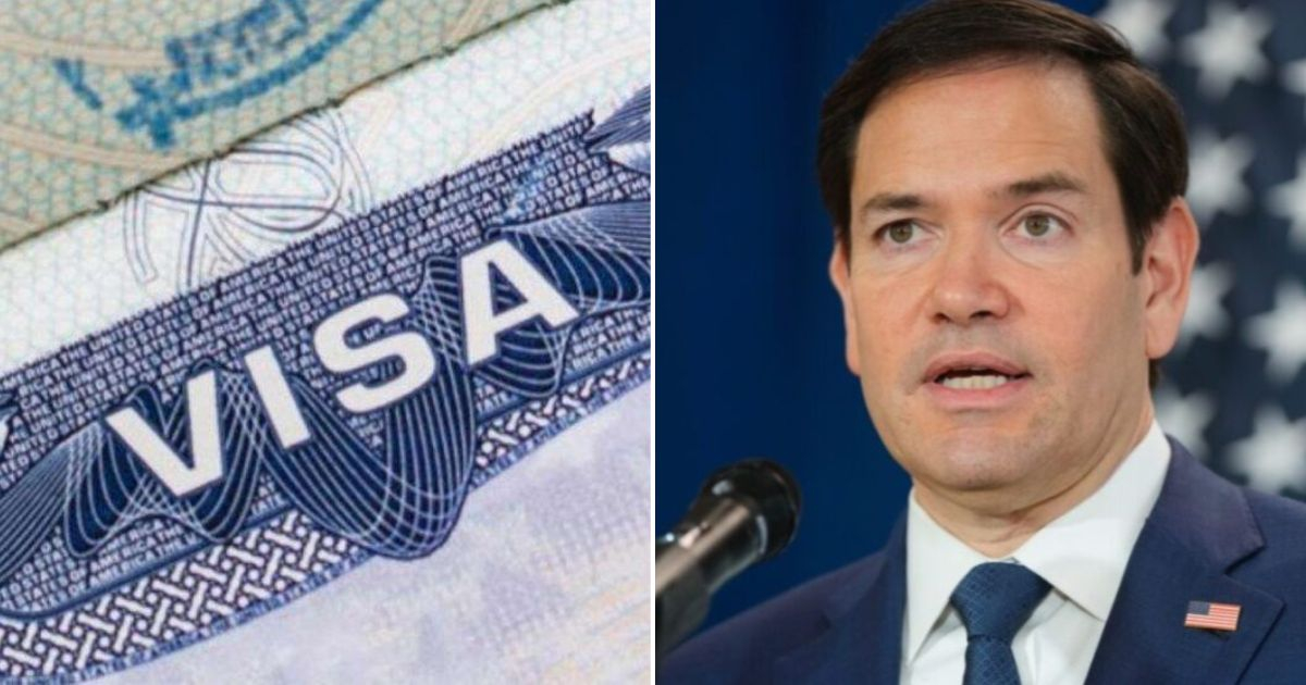 Rubio insiste en que una visa es un permiso, no un derecho © Collage CiberCuba y Facebook/Marco Rubio