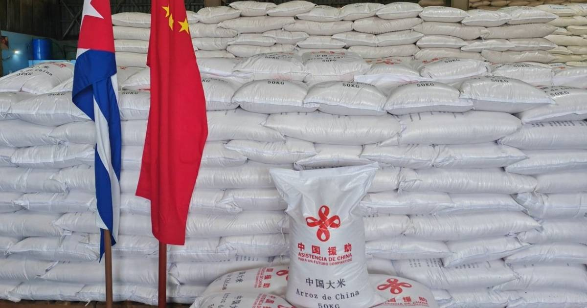 Bruno Rodríguez Praises China's Generous Rice Donation to Cuba