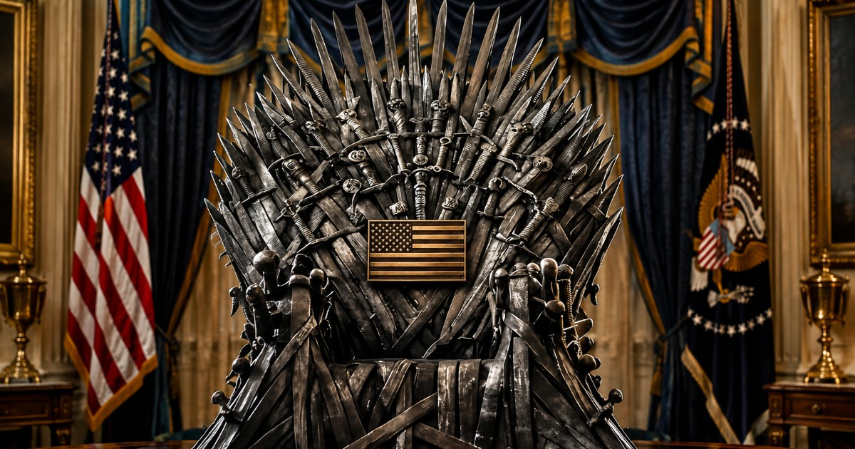 Trump's Oval Office Becomes the Iron Throne: A Bold Nod to Game of Thrones