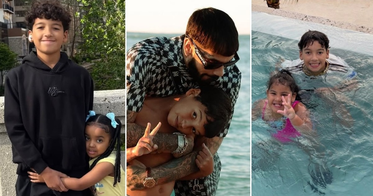Son of Anuel AA Steals the Spotlight on Social Media Alongside His Sisters