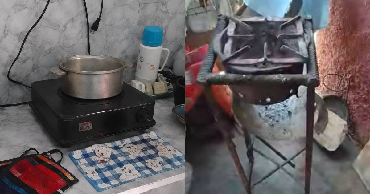 Cuban Woman Criticizes Two Decades of Failed Energy Promises While Cooking with Charcoal