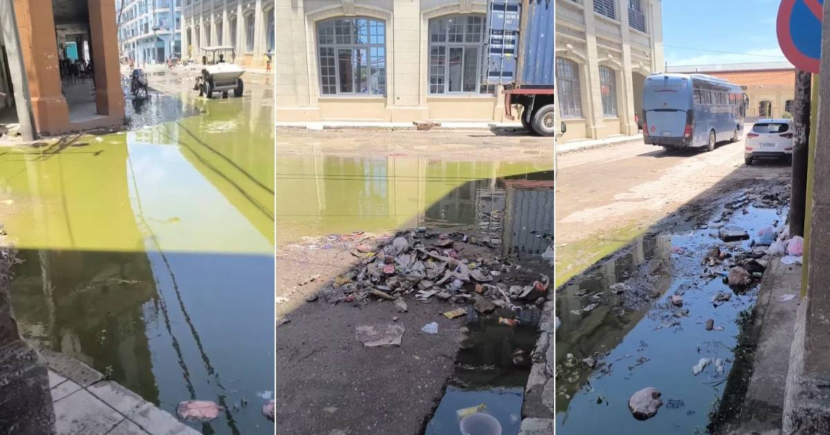 Filthy Conditions Exposed in Havana: Stagnant Water and Trash Overwhelm Cuatro Caminos