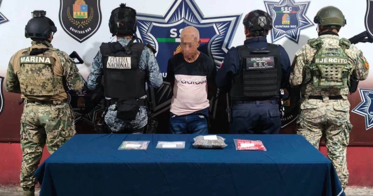Cuban National Arrested in Cancun with Over 100 Doses of Suspected Drugs and Allegedly Counterfeit Money