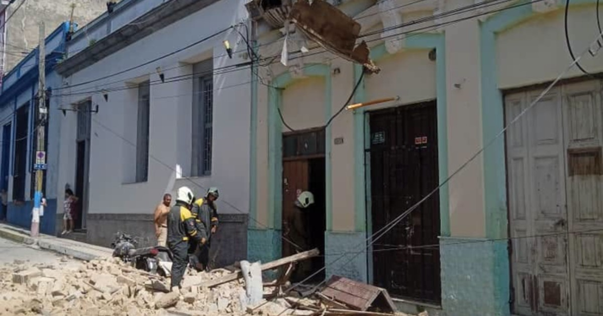 Dangerous Walls Still Stand in Matanzas Over a Month After Partial Building Collapse