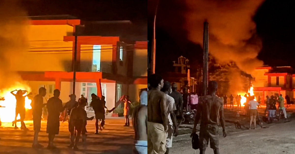 Protestas en Morón, en marzo de 2026. © CiberCuba