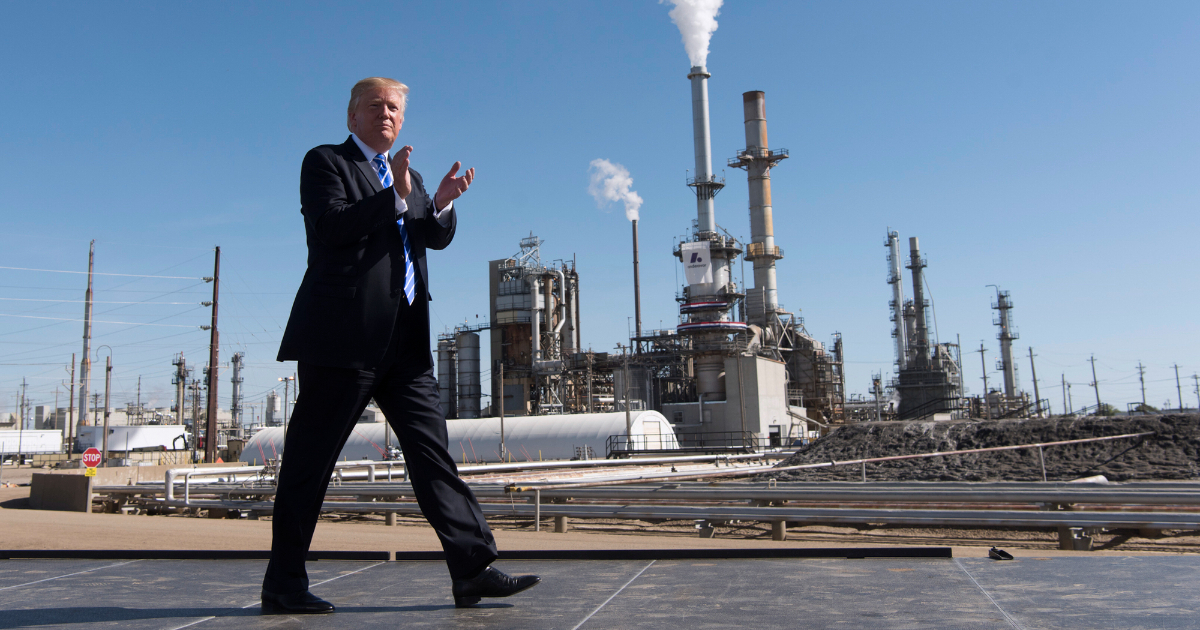 Donald Trump visita instalación petrolera en Dakota del Norte (Imagen de referencia)Foto © trumpwhitehouse.archives.gov © trumpwhitehouse.archives.gov 