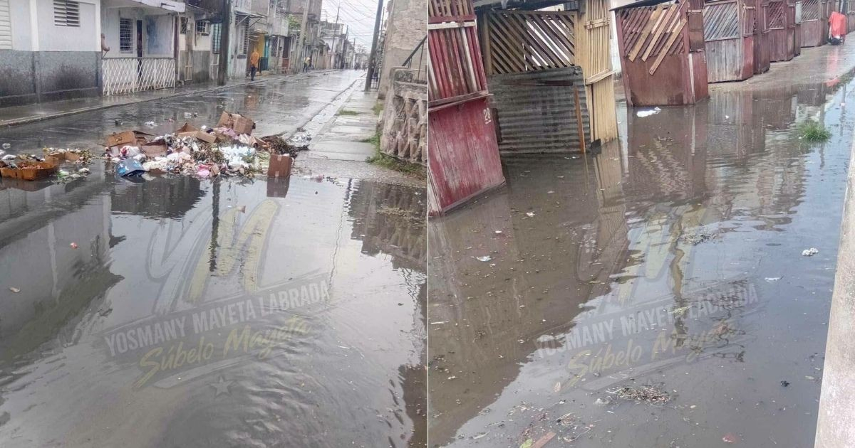 "Health Hazard Alert: Overflowing Sewage and Piled Trash in Santiago de Cuba Street"